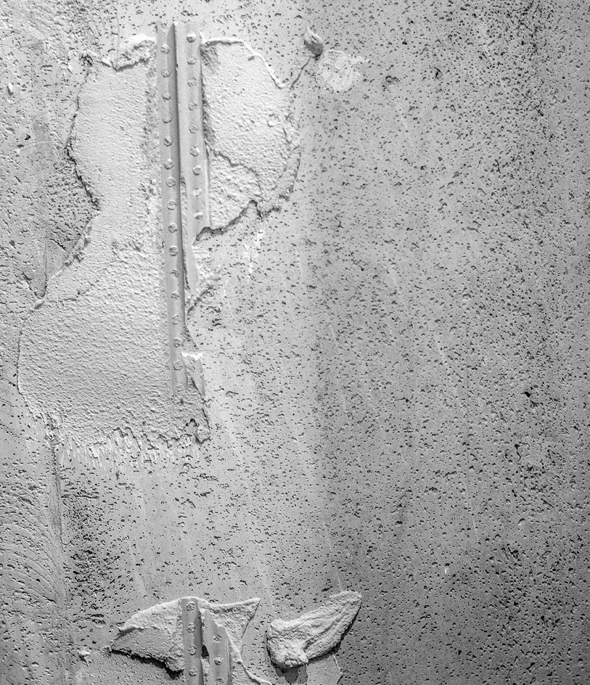Close up shot of fresh, wet concrete