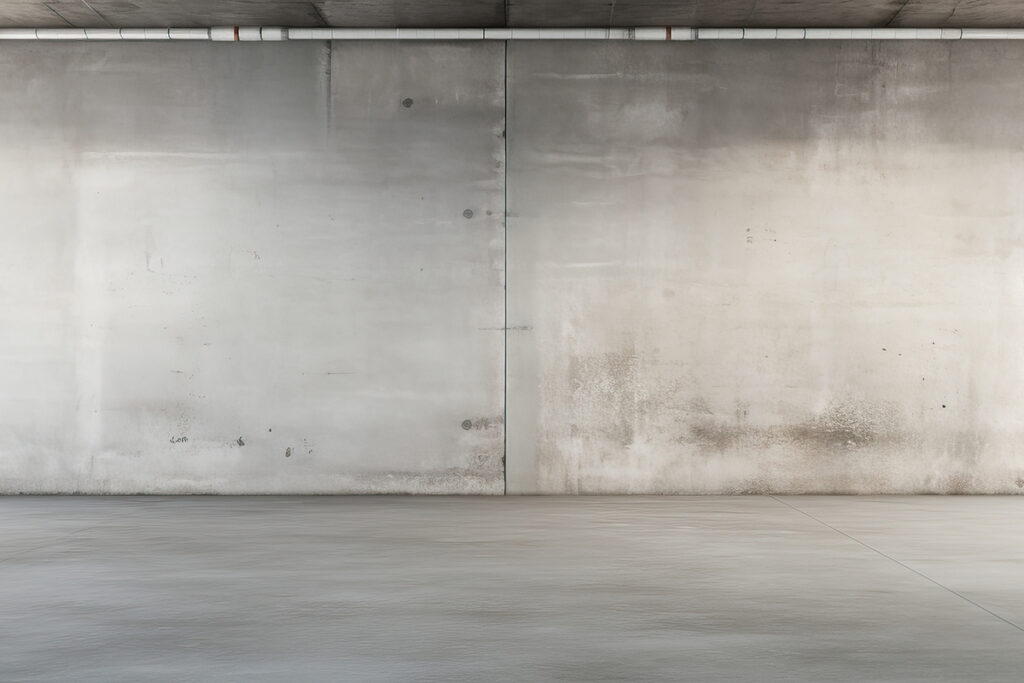 retailed Concreted floor of a big commercial building